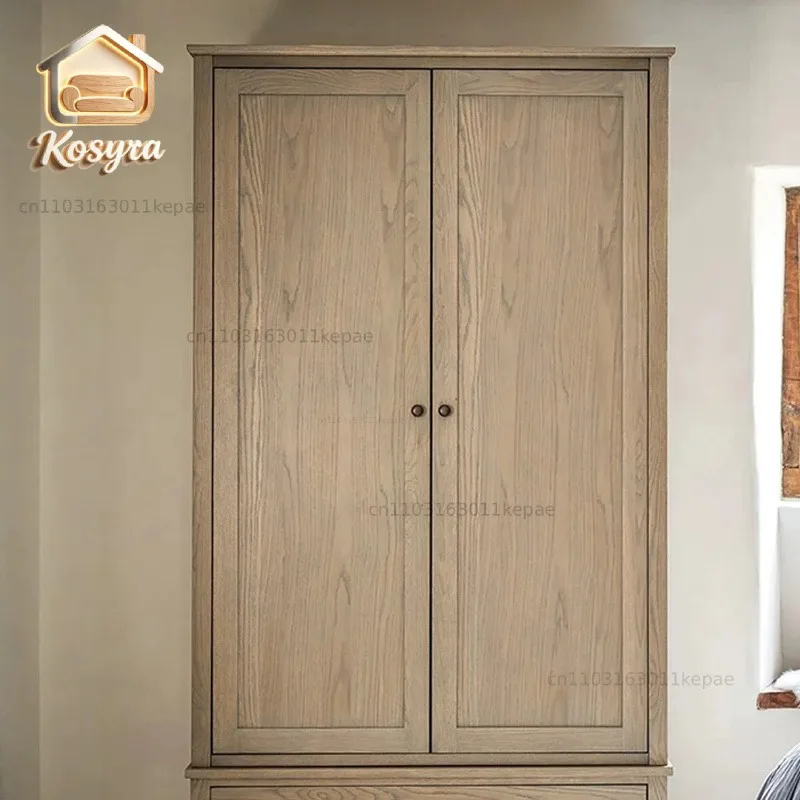 American Retro Solid Wood Wardrobe Double Door Three Door Wardrobe Small Apartment Bedroom Wall Hanging Wardrobe Opposite Door S
American Retro Solid Wood Wardrobe Double Door Three Door Wardrobe Small Apartment Bedroom Wall Hanging Wardrobe Opposite Door S