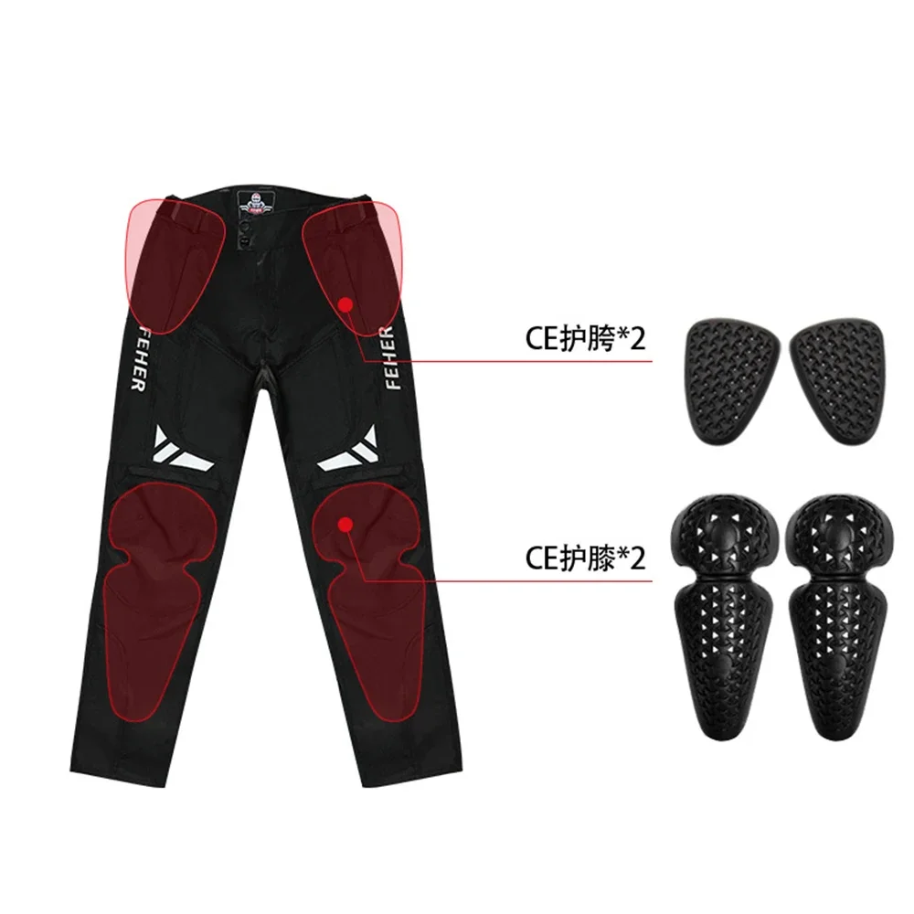M-7XL Black Wear-Resistant Motorcycle Equipment Waterproof Biker Knee Protector Anti-Fall Racing Pants Reflective Motocross Pant
M-7XL Black Wear-Resistant Motorcycle Equipment Waterproof Biker Knee Protector Anti-Fall Racing Pants Reflective Motocross Pant