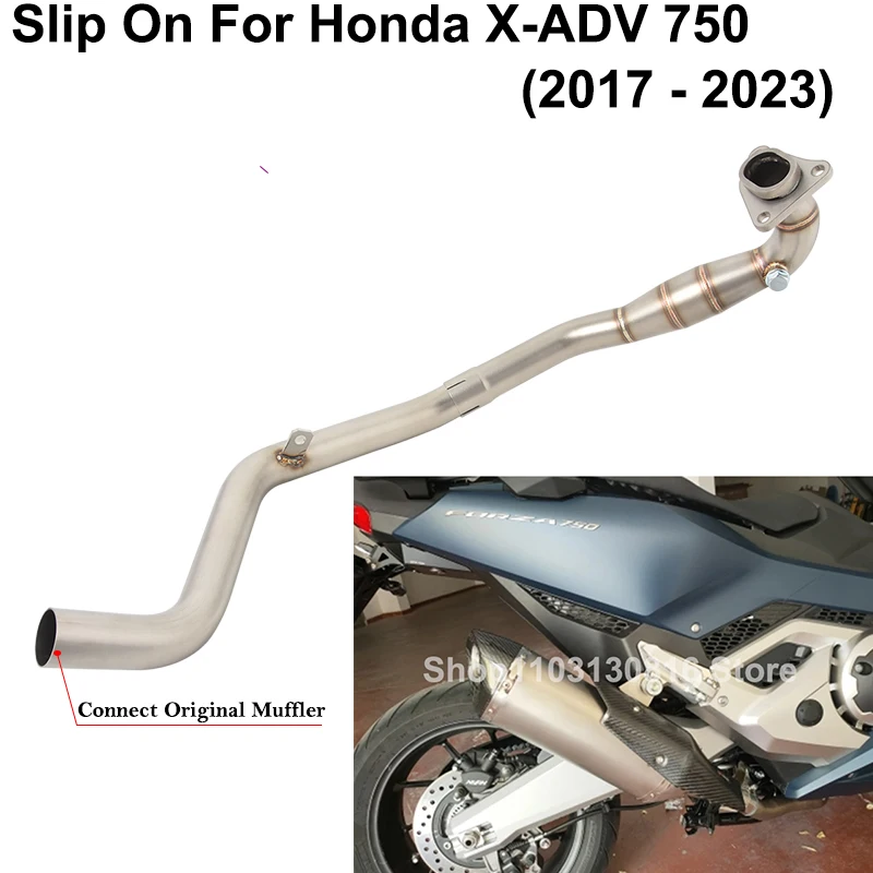 For Honda X-ADV 750 X ADV750 XADV 750 2017 - 2023 Motorcross Exhaust Front Link Pipe Escape Motorcycle Slip On Original Muffler
For Honda X-ADV 750 X ADV750 XADV 750 2017 - 2023 Motorcross Exhaust Front Link Pipe Escape Motorcycle Slip On Original Muffler
