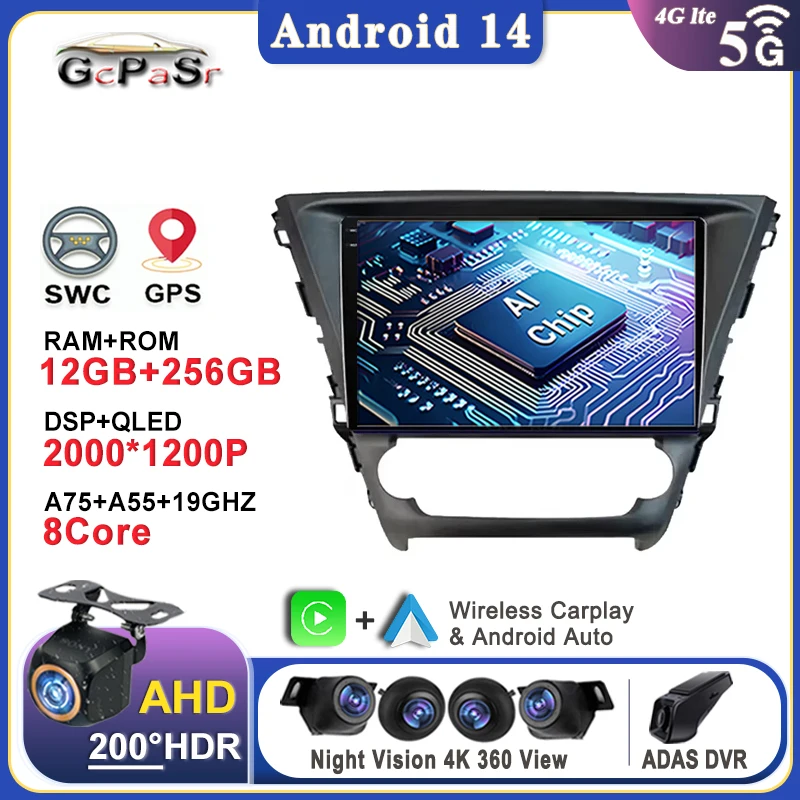Car Radio Android 14 For Toyota Avensis 2018 - 2020 Multimedia Video Player NavigationStereo Head Unit NO 2Din DVD QLED Screen
Car Radio Android 14 For Toyota Avensis 2018 - 2020 Multimedia Video Player NavigationStereo Head Unit NO 2Din DVD QLED Screen