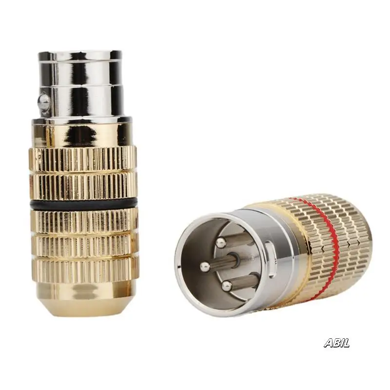 Hi End XLR Plug CG M XLR Аудиоразъем с родиевым покрытием XLR Мужской и женский балансировочный разъем для кабеля DIY
Hi End XLR Plug CG M XLR Аудиоразъем с родиевым покрытием XLR Мужской и женский балансировочный разъем для кабеля DIY