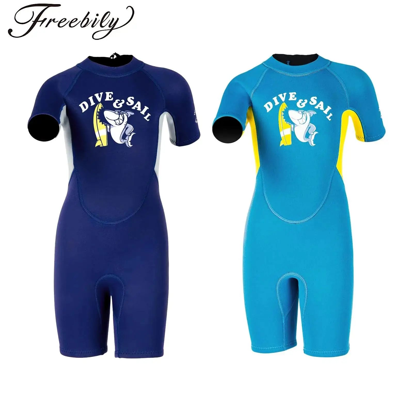 Kids Boys Funny Shark Printed Jumpsuit Surfing Diving Suit Short Sleeve Back Zipper Thigh Length Bodysuit Snorkeling Swimwear
Kids Boys Funny Shark Printed Jumpsuit Surfing Diving Suit Short Sleeve Back Zipper Thigh Length Bodysuit Snorkeling Swimwear
