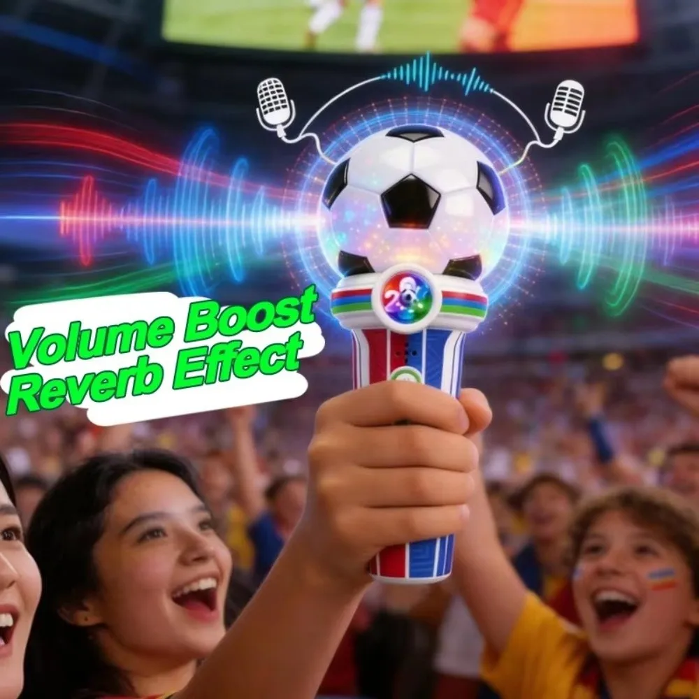 ABS Material Football Cheering Microphone With Light & Music Recordable Function Football Game Cheer Adjustable Volume
ABS Material Football Cheering Microphone With Light & Music Recordable Function Football Game Cheer Adjustable Volume