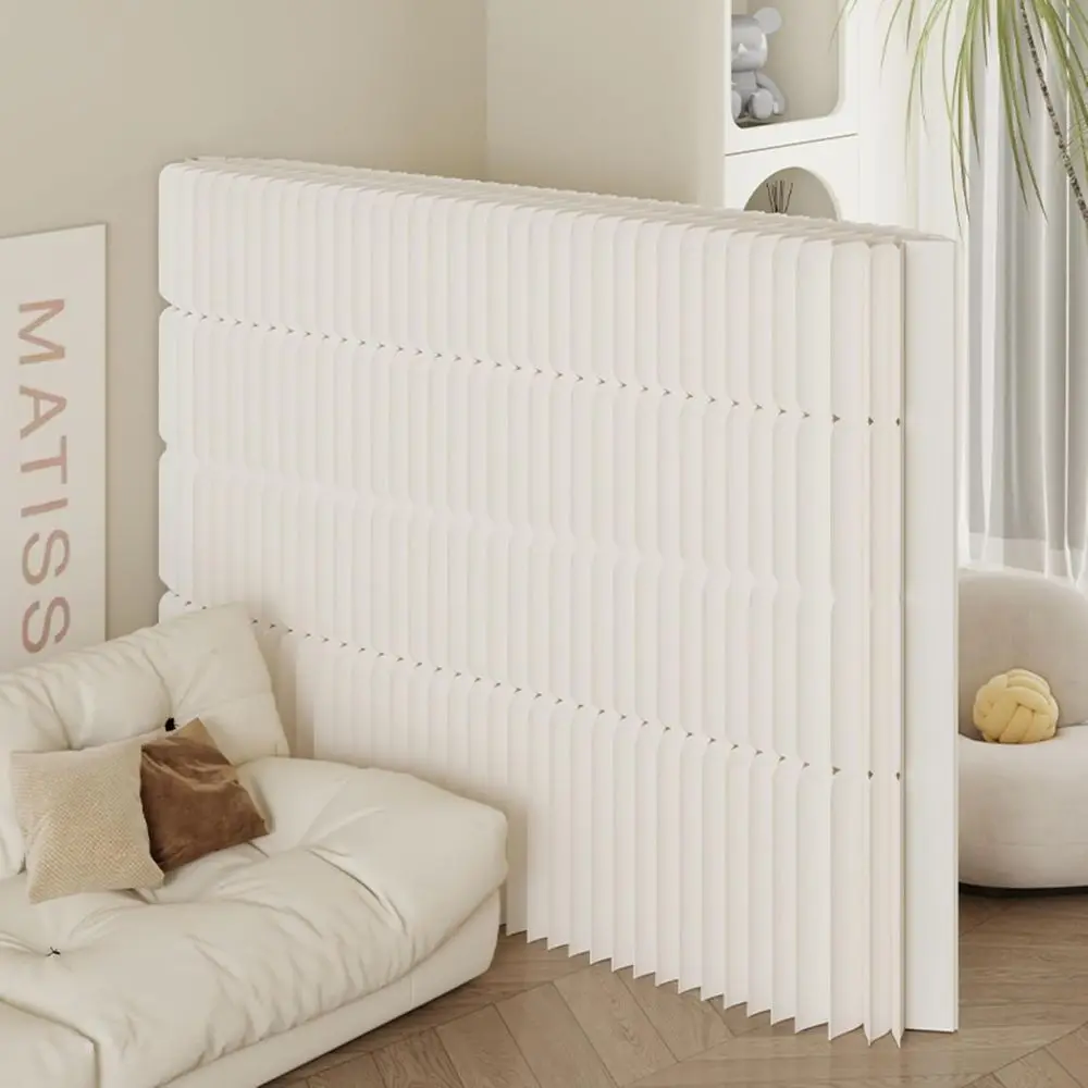 Portable Accordion Room Divider - Privacy Screen for Living Spaces and Home Offices, Easy Assembly (94.5 x 157.5)
Portable Accordion Room Divider - Privacy Screen for Living Spaces and Home Offices, Easy Assembly (94.5 x 157.5)