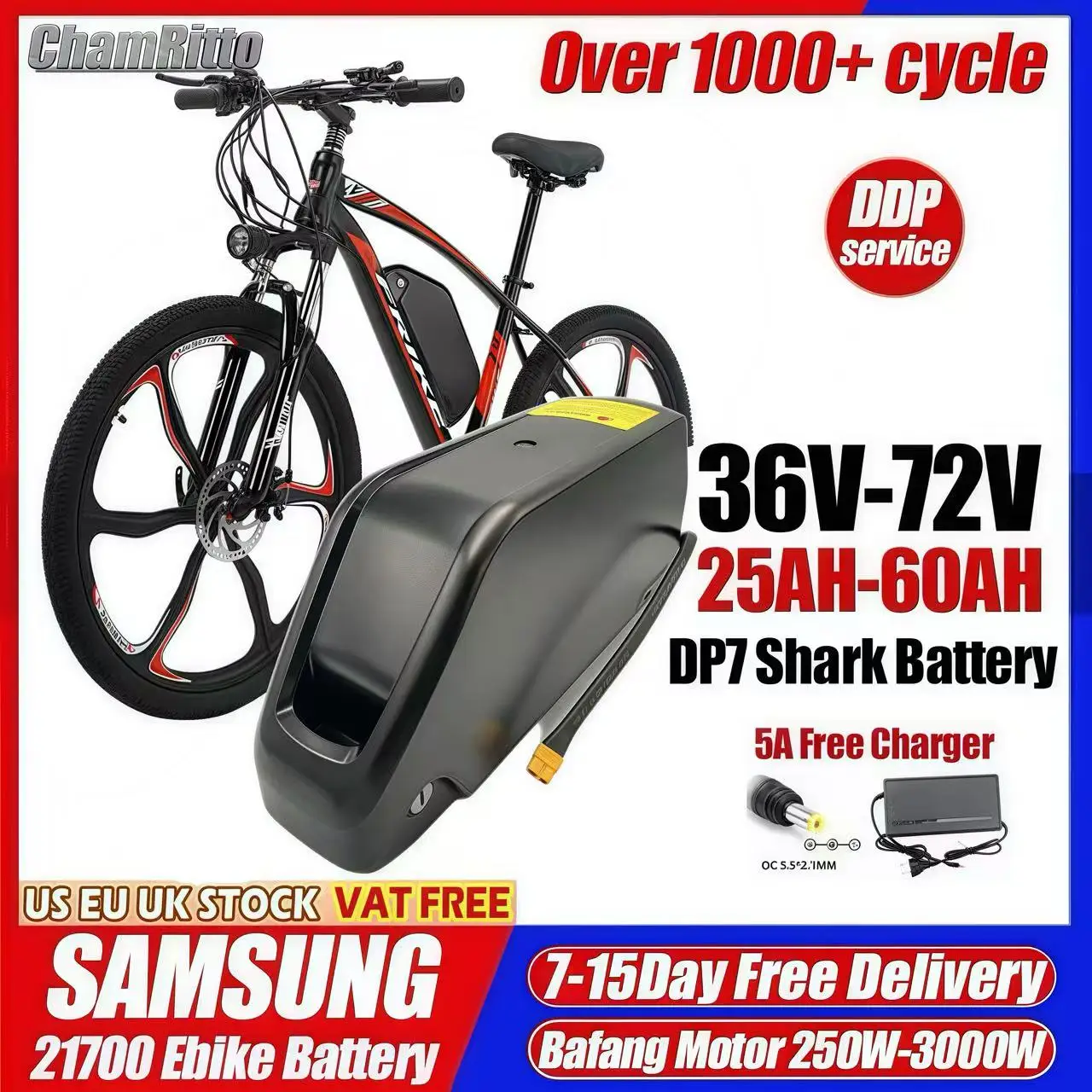 48 В Электрический велосипед cham-rider 50ah Аккумулятор Hailong Polly 36v 52v 60v 72V 25ah 30ah 40ah 60AH eBike Fat-bike Комплект Bafang 72V 3000W
48 В Электрический велосипед cham-rider 50ah Аккумулятор Hailong Polly 36v 52v 60v 72V 25ah 30ah 40ah 60AH eBike Fat-bike Комплект Bafang 72V 3000W