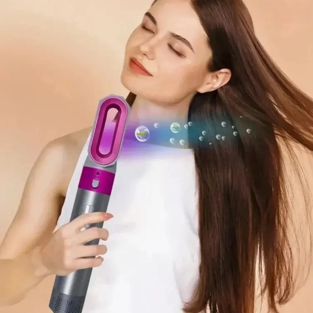 5 in 1 Low Noise Hair Styler Professional Hair Curling Straightening Hair Drying Hot Air Brushes 1000W hair straightener
5 in 1 Low Noise Hair Styler Professional Hair Curling Straightening Hair Drying Hot Air Brushes 1000W hair straightener