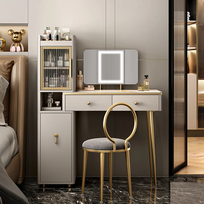 Light luxury rock slab dressing table, bedroom, minimalist modern dressing table, Nordic high-end feeling
Light luxury rock slab dressing table, bedroom, minimalist modern dressing table, Nordic high-end feeling
