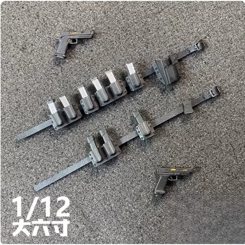 1/12 Scale Soldier Tactical Belt Mini Pistol Gun Cannot Fire Toy Model for 6'' Action Figure Doll Body DIY Scene Accessories
1/12 Scale Soldier Tactical Belt Mini Pistol Gun Cannot Fire Toy Model for 6'' Action Figure Doll Body DIY Scene Accessories
