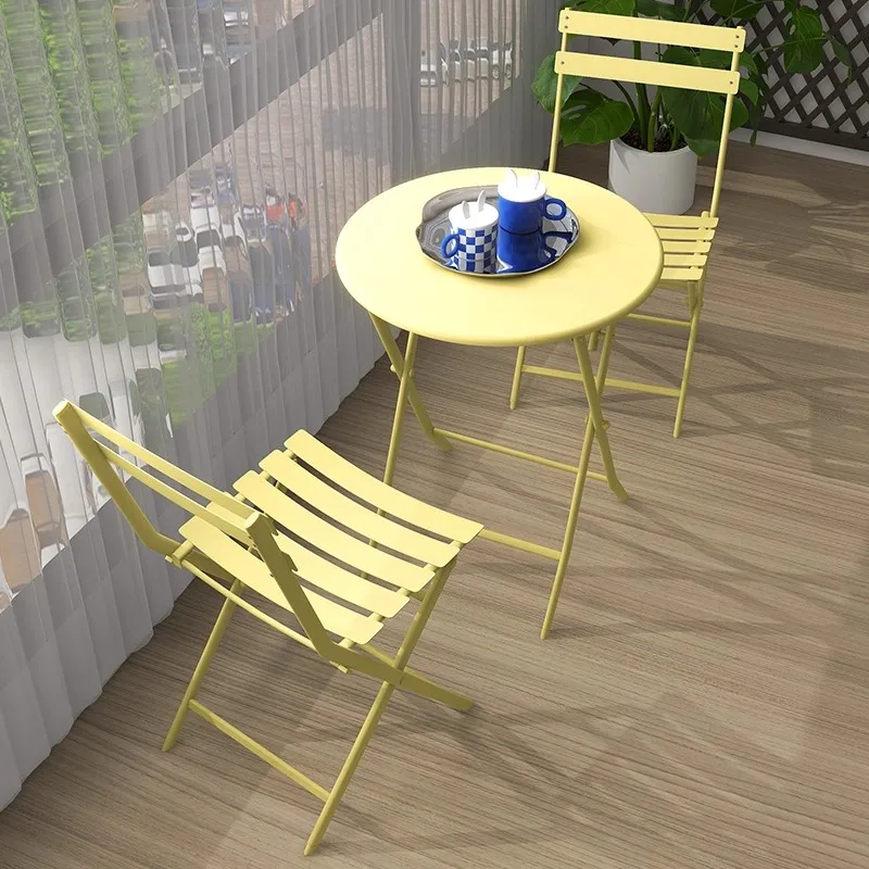 Small Folding Tea Table with Chair Combination Casual Coffee Balcony Set for Garden Camping Use Net Red Color
Small Folding Tea Table with Chair Combination Casual Coffee Balcony Set for Garden Camping Use Net Red Color