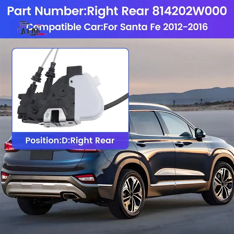 AEA6-Door Lock Actuator Door Lock Actuator Latch Motor For Hyundai Santa Fe 2012-2016
AEA6-Door Lock Actuator Door Lock Actuator Latch Motor For Hyundai Santa Fe 2012-2016