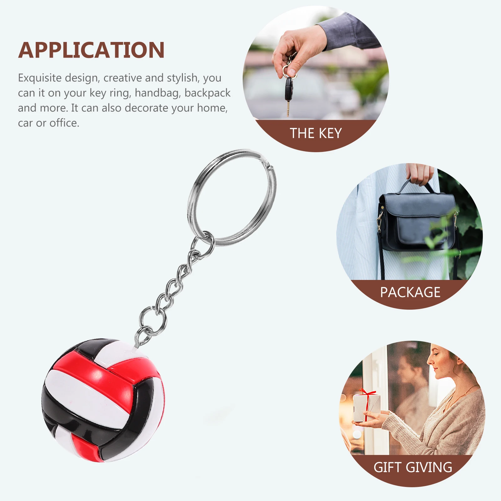 1PC Volleyball Keychain Pink Lightweight Durable Gifts Bag Pendant Creative Keyring Charm
1PC Volleyball Keychain Pink Lightweight Durable Gifts Bag Pendant Creative Keyring Charm