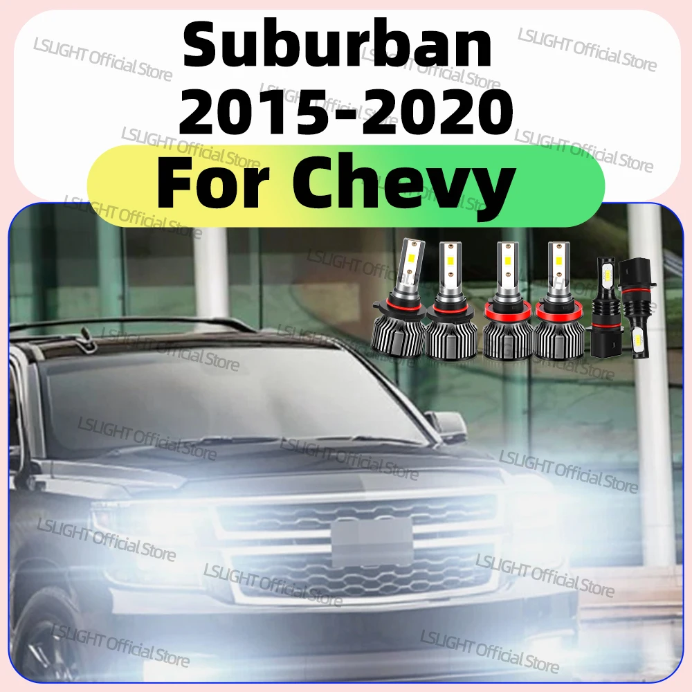 2/6x High Low Beam Car Fog Lamps For Chevy Suburban 2015 2016 2017 2018 2019 2020 Turbo 20000LM Headlights 6000K 12V Accessories
2/6x High Low Beam Car Fog Lamps For Chevy Suburban 2015 2016 2017 2018 2019 2020 Turbo 20000LM Headlights 6000K 12V Accessories