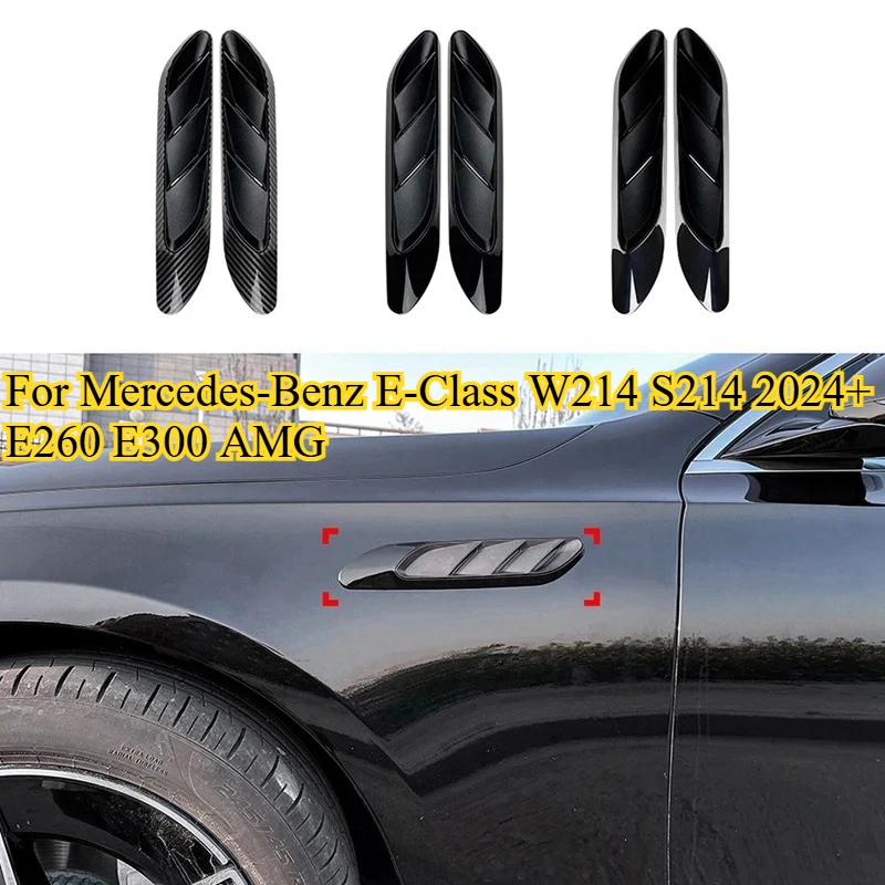 Car Side Vent Air Flow Intake Hood Side Fender Vent Bonnet Cover Trim for Mercedes-Benz E-Class W214 S214 2024+ E260 E300 AMG
Car Side Vent Air Flow Intake Hood Side Fender Vent Bonnet Cover Trim for Mercedes-Benz E-Class W214 S214 2024+ E260 E300 AMG