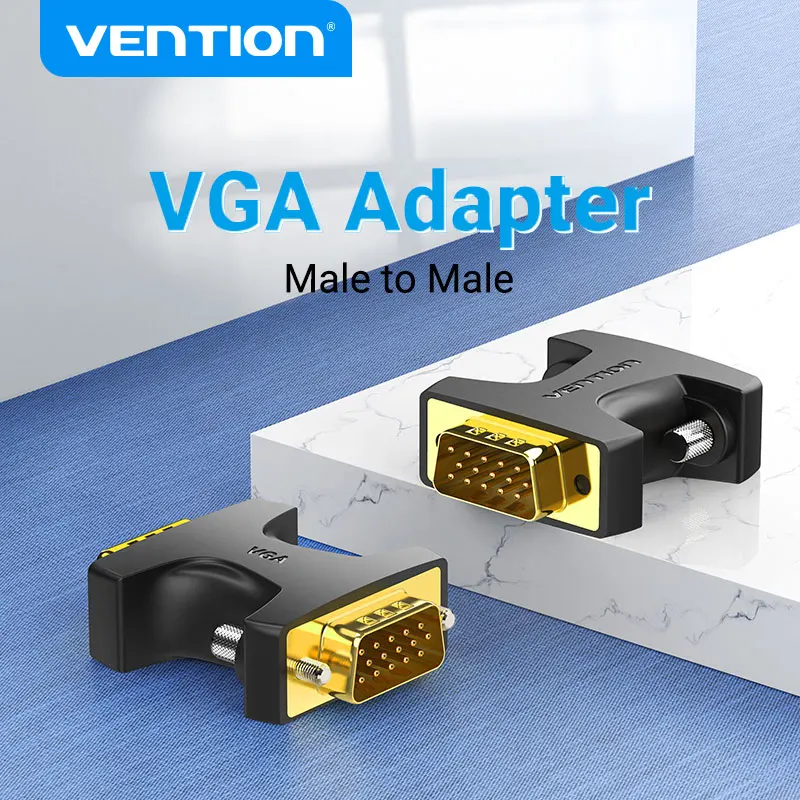 Vention VGA Adapter VGA Male to Male Adapter 15 Pin VGA Extension Cable Connector for Laptop TV Computer VGA Cable SVGA Coupler
Vention VGA Adapter VGA Male to Male Adapter 15 Pin VGA Extension Cable Connector for Laptop TV Computer VGA Cable SVGA Coupler