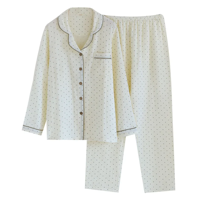 Skin-Friendly Homewear Suit Women's Spring and Autumn Models Long-Sleeved Autumn and Winter Homewear Large Size Loose Suit
Skin-Friendly Homewear Suit Women's Spring and Autumn Models Long-Sleeved Autumn and Winter Homewear Large Size Loose Suit