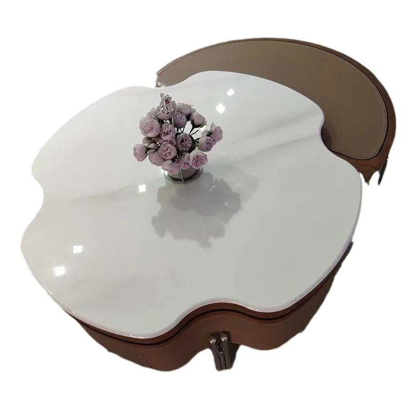 Household living room lifting small apartment household high-end rotating coffee table
Household living room lifting small apartment household high-end rotating coffee table