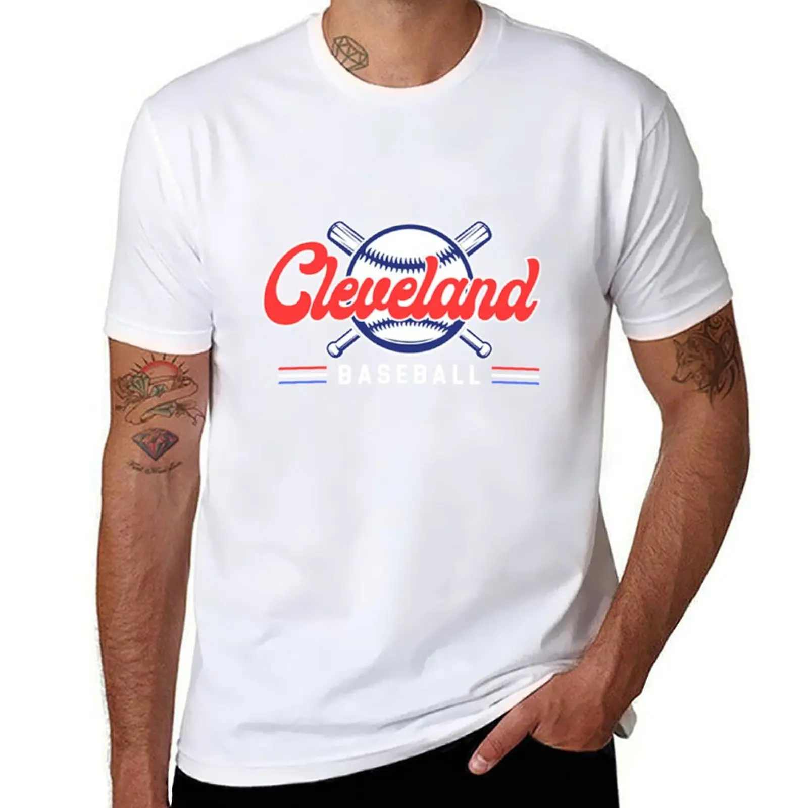 Cleveland Baseball red and blue T-Shirt cotton tshirt 100% man t shirt luxury anime tshirt T-Shirt
Cleveland Baseball red and blue T-Shirt cotton tshirt 100% man t shirt luxury anime tshirt T-Shirt