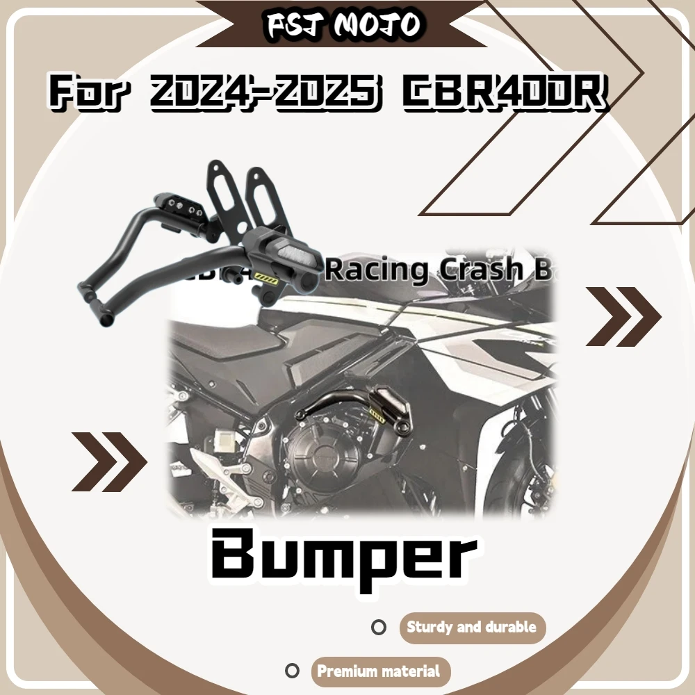 For CBR400R 2022-2025 Special Crash Bar, High Strength Steel Anti-Collision Frame Guard Wear Resistant Accessories
For CBR400R 2022-2025 Special Crash Bar, High Strength Steel Anti-Collision Frame Guard Wear Resistant Accessories