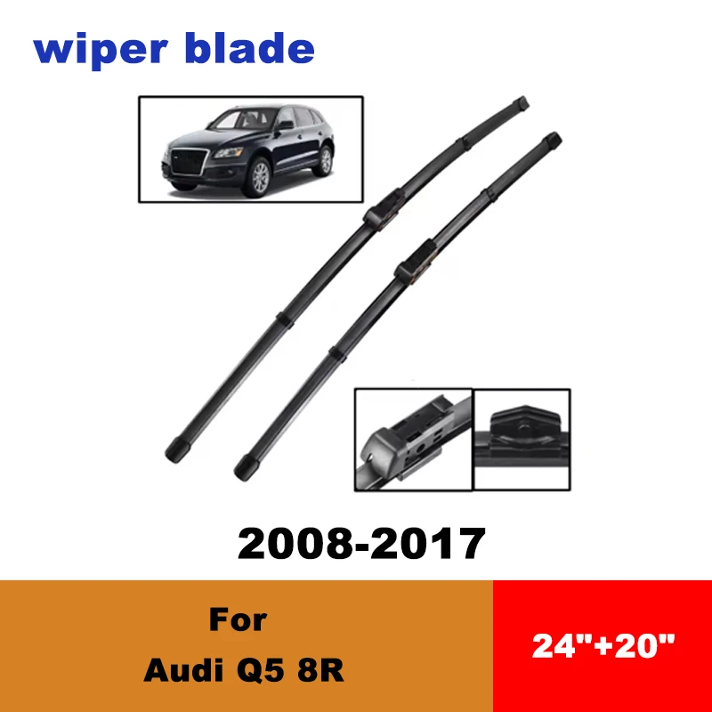 For Audi Q5 8R 2008-2017 car front wiper blades silent wiper blades soft rubber windshield wipers accessories
For Audi Q5 8R 2008-2017 car front wiper blades silent wiper blades soft rubber windshield wipers accessories