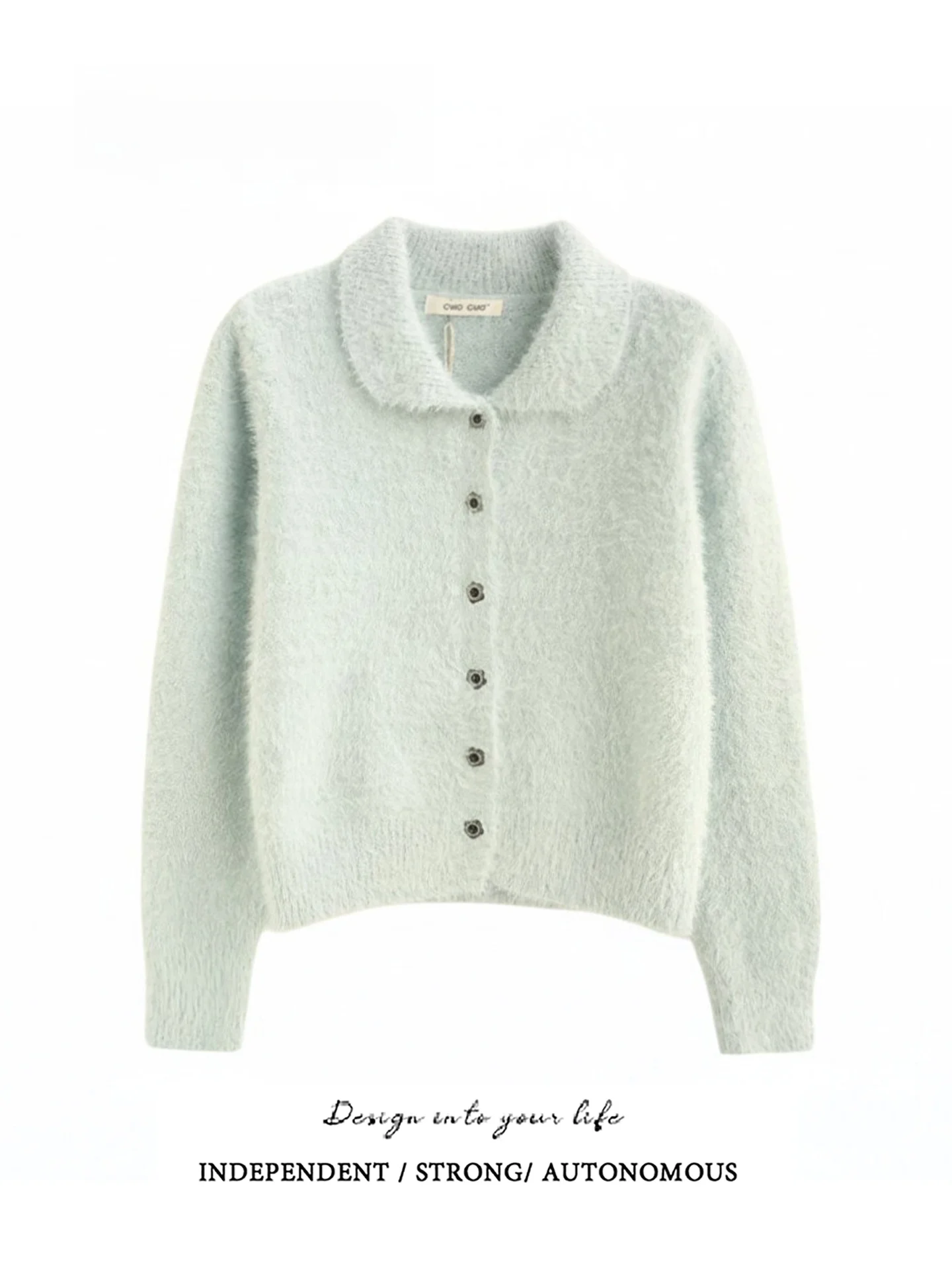 Winter Warm Thickened Short Sleeveless Korean Style Sweater Cardigan Coat Fur Flower Button Doll Collar Soft Comfortable ...
Winter Warm Thickened Short Sleeveless Korean Style Sweater Cardigan Coat Fur Flower Button Doll Collar Soft Comfortable ...