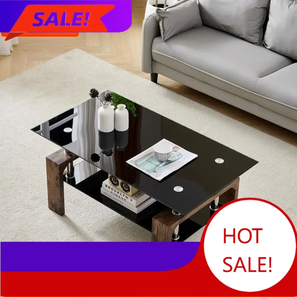 Bestsellerliving room rectangle coffee table, tea table suitable for waiting room, modern side coffee table with wooden leg, gla
Bestsellerliving room rectangle coffee table, tea table suitable for waiting room, modern side coffee table with wooden leg, gla