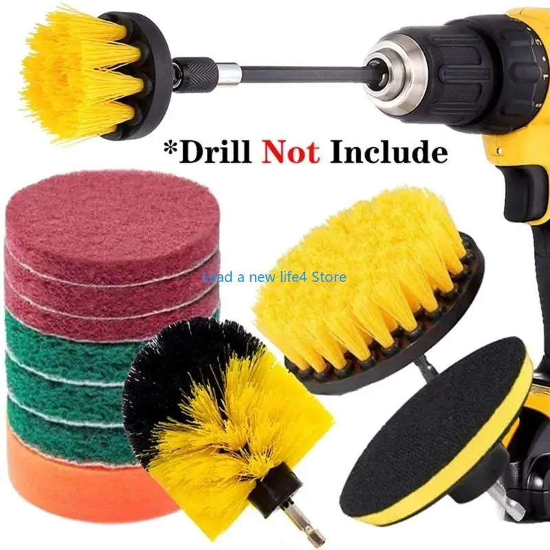 Y55E 2pc Electric Cleaning Brush Drill Brush for Car Polishing and Stain Removal Tool
Y55E 2pc Electric Cleaning Brush Drill Brush for Car Polishing and Stain Removal Tool