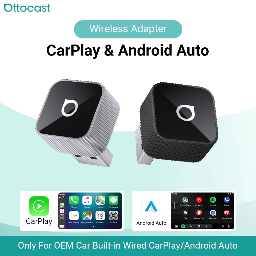 Беспроводной адаптер Ottocast Mini Slim для CarPlay и Android Auto, быстрое подключение, Plug and Play, для Audi, Benz, Toyota 2026
Беспроводной адаптер Ottocast Mini Slim для CarPlay и Android Auto, быстрое подключение, Plug and Play, для Audi, Benz, Toyota 2026
