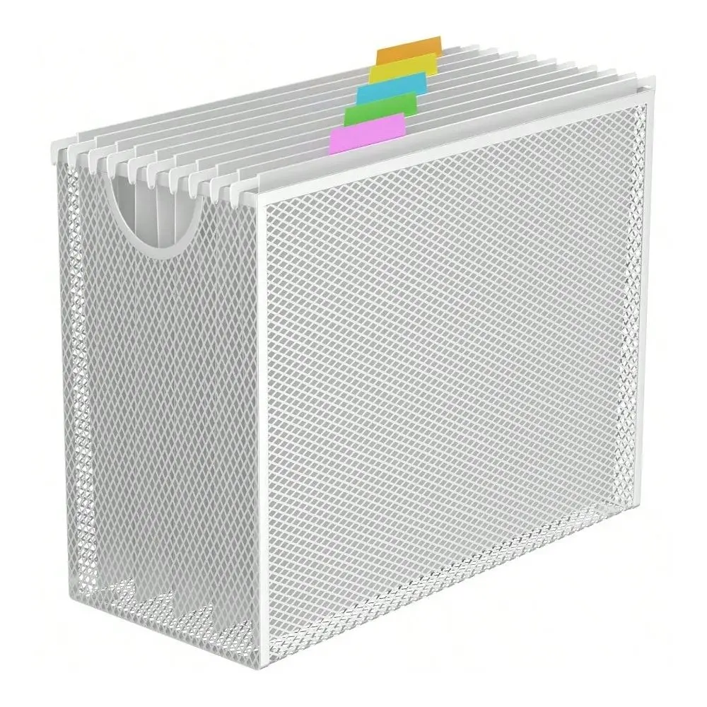 Hanging File Organizer LetterSize File Holder Filing Box With 5 Hanging Folders Metal Mesh Desk File Folder Storage No Assembly
Hanging File Organizer LetterSize File Holder Filing Box With 5 Hanging Folders Metal Mesh Desk File Folder Storage No Assembly