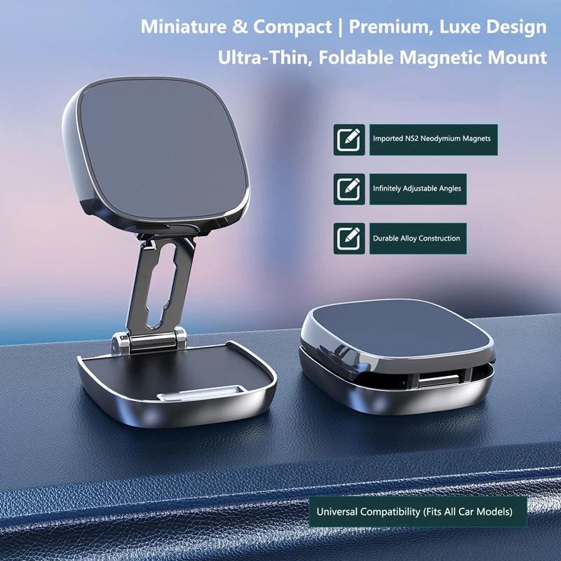 2026 Magnetic Car Holder Rotating Foldable Compact Strong Magnetic Holder Navigation Specific Desktop Mobile Phone Holder
2026 Magnetic Car Holder Rotating Foldable Compact Strong Magnetic Holder Navigation Specific Desktop Mobile Phone Holder