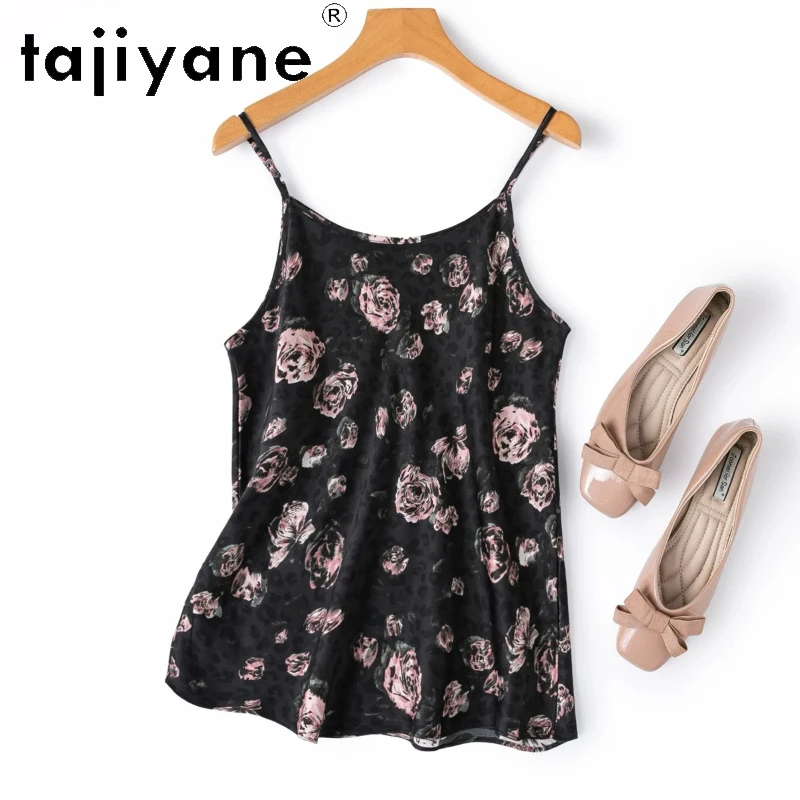 TAJIYANE 100% Mulberry Silk Tank Tops Woman 2026 Rose Leopard Print Camisole Sleeveless Summer Top Ladies Clothes кроп топ
TAJIYANE 100% Mulberry Silk Tank Tops Woman 2026 Rose Leopard Print Camisole Sleeveless Summer Top Ladies Clothes кроп топ