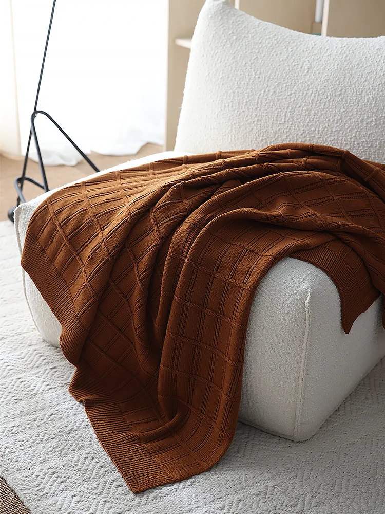 Warm Home Brown Knitted Blanket Cotton Bedspread Cobertor Vintage Simple Green Throw Sofa Bedding Home Decorations 130x180
Warm Home Brown Knitted Blanket Cotton Bedspread Cobertor Vintage Simple Green Throw Sofa Bedding Home Decorations 130x180