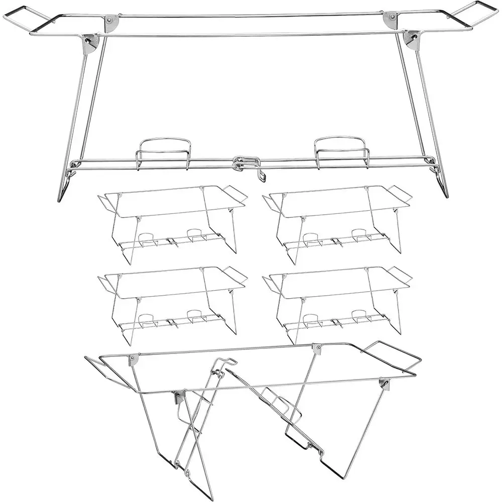 MAXYGIT oldable Chaing Wire Rack Buet Stand - 24 Pack ull Size Racks or Dish Serving Trays ood Warmer catering supplies or Parti
MAXYGIT oldable Chaing Wire Rack Buet Stand - 24 Pack ull Size Racks or Dish Serving Trays ood Warmer catering supplies or Parti