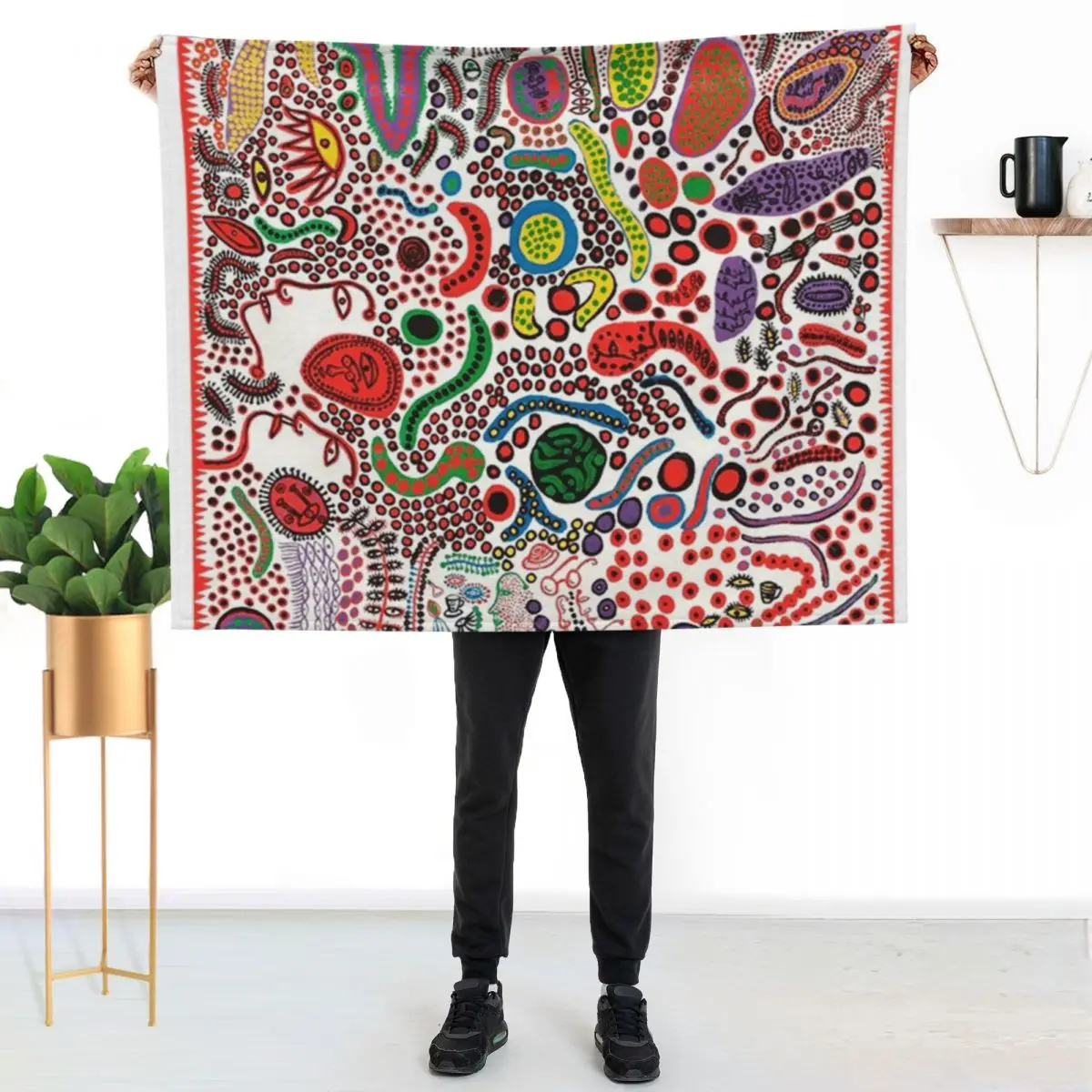 Yayoi Kusama Endless Life Throw Blanket Men's Soft Warm Throw Blanket for Couch
Yayoi Kusama Endless Life Throw Blanket Men's Soft Warm Throw Blanket for Couch