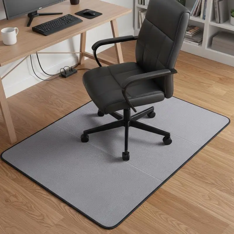 Desk Floor Pad 36 x 48-inch For Home Office Study Room Computer Station, Corduroy Surface Easy Clean Rectangular Flat Texture Grey Chair Accessory
Desk Floor Pad 36 x 48-inch For Home Office Study Room Computer Station, Corduroy Surface Easy Clean Rectangular Flat Texture Grey Chair Accessory