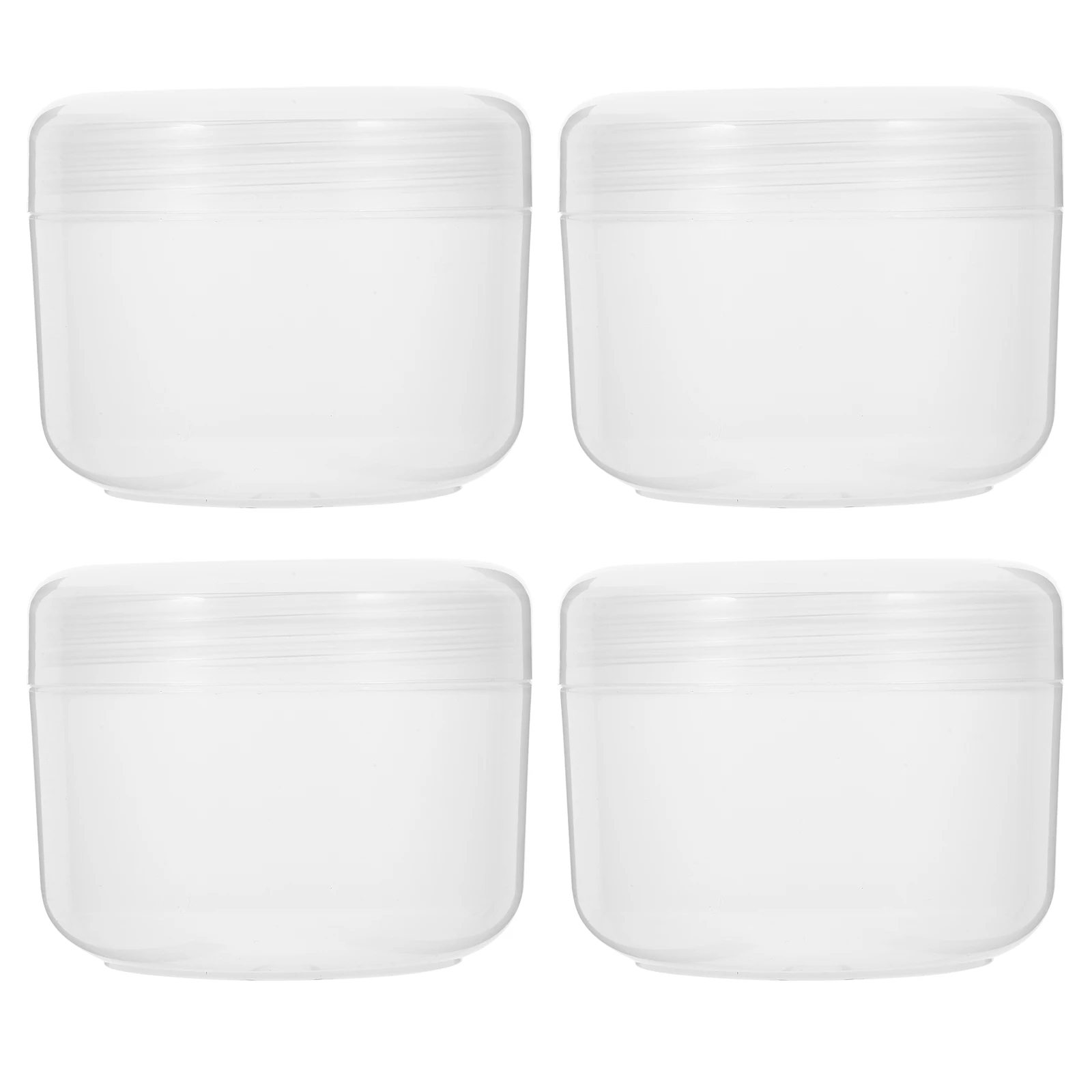 4 Pcs Transparent Bottle Small Travel Jars with Lids Refillable Lotion at Night Sample Containers Clear
4 Pcs Transparent Bottle Small Travel Jars with Lids Refillable Lotion at Night Sample Containers Clear