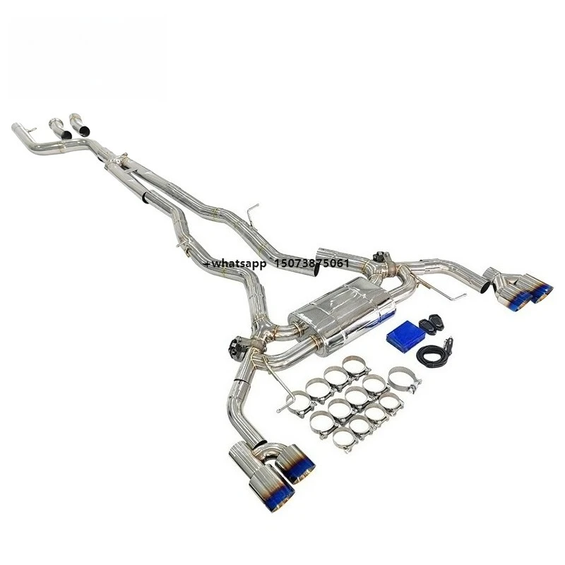 High Performance 304ss Exhaust System for 2018+ X3X4 M40i Valved Sport Exhaust System G01G02 X3X4 M40i 3.0l I6
High Performance 304ss Exhaust System for 2018+ X3X4 M40i Valved Sport Exhaust System G01G02 X3X4 M40i 3.0l I6