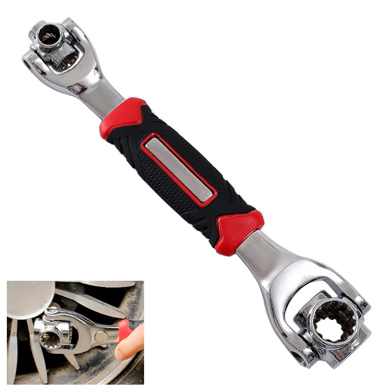 New 48-in-1 Maintenance Wrench 360-degree Rotation Multi-head Household Wrench Multi-purpose Universal 8-in-1 Socket Wrench
New 48-in-1 Maintenance Wrench 360-degree Rotation Multi-head Household Wrench Multi-purpose Universal 8-in-1 Socket Wrench