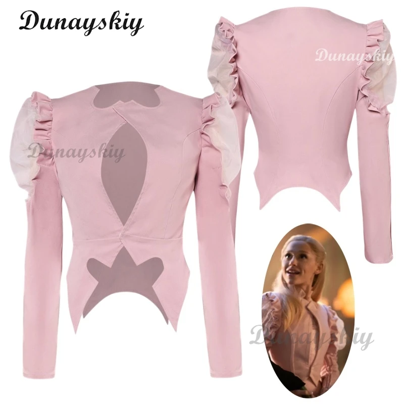 Witch Glinda Cospaly Costume 2024 Movie Wiked Pink Puffy Sleeve Coat Outfits Hallowmas Party Uniform Carnival Role Play Suits
Witch Glinda Cospaly Costume 2024 Movie Wiked Pink Puffy Sleeve Coat Outfits Hallowmas Party Uniform Carnival Role Play Suits