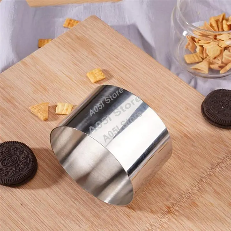 Mini Mousse Ring Round Food Ring Stainless Steel Dessert Food Rings Food Molding Set 2.4In-A05I
Mini Mousse Ring Round Food Ring Stainless Steel Dessert Food Rings Food Molding Set 2.4In-A05I