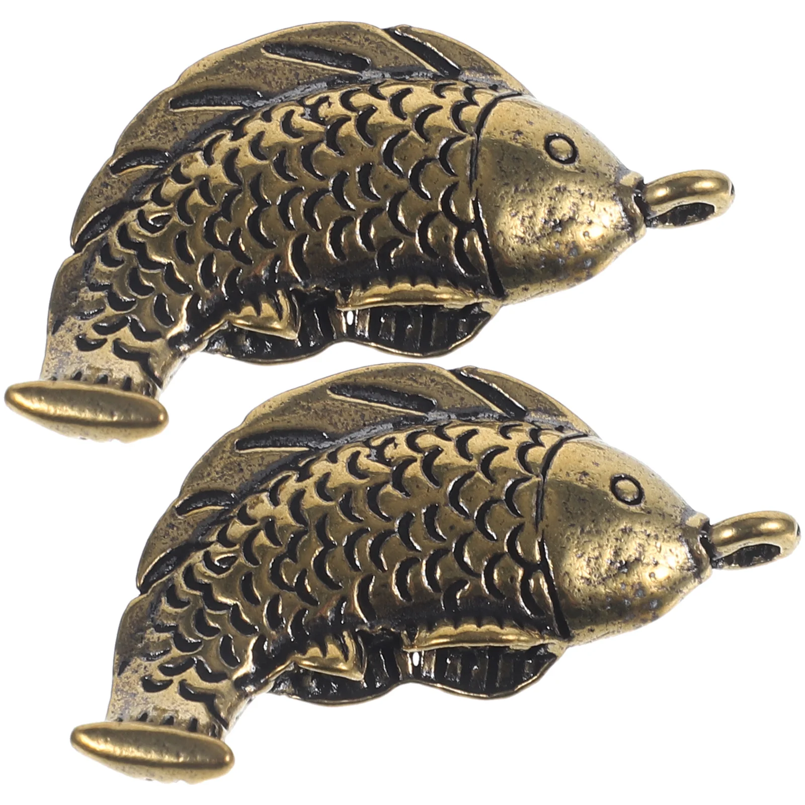 2 Pcs Brass Carp Keychain Creative Bag Hangings Ring nament Delicate Decorative Keychains Perfect Gift Ideas Fine Workmanship
2 Pcs Brass Carp Keychain Creative Bag Hangings Ring nament Delicate Decorative Keychains Perfect Gift Ideas Fine Workmanship