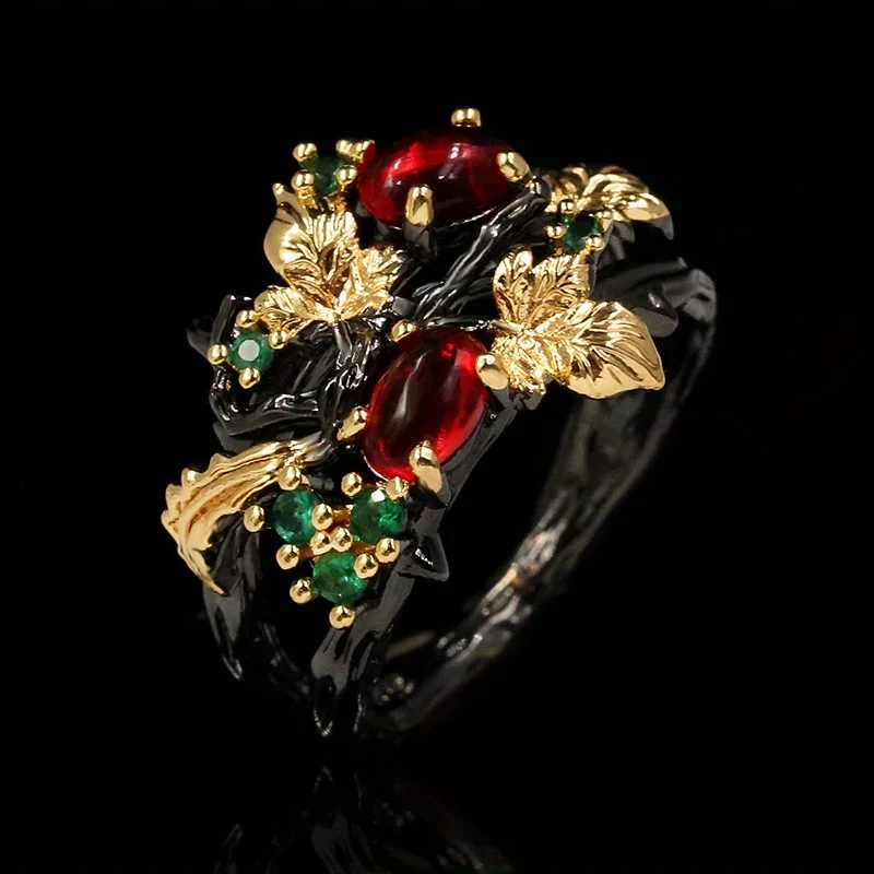 Fashionable Retro Colorful Flower Angel Double Color Women's Ring
Fashionable Retro Colorful Flower Angel Double Color Women's Ring