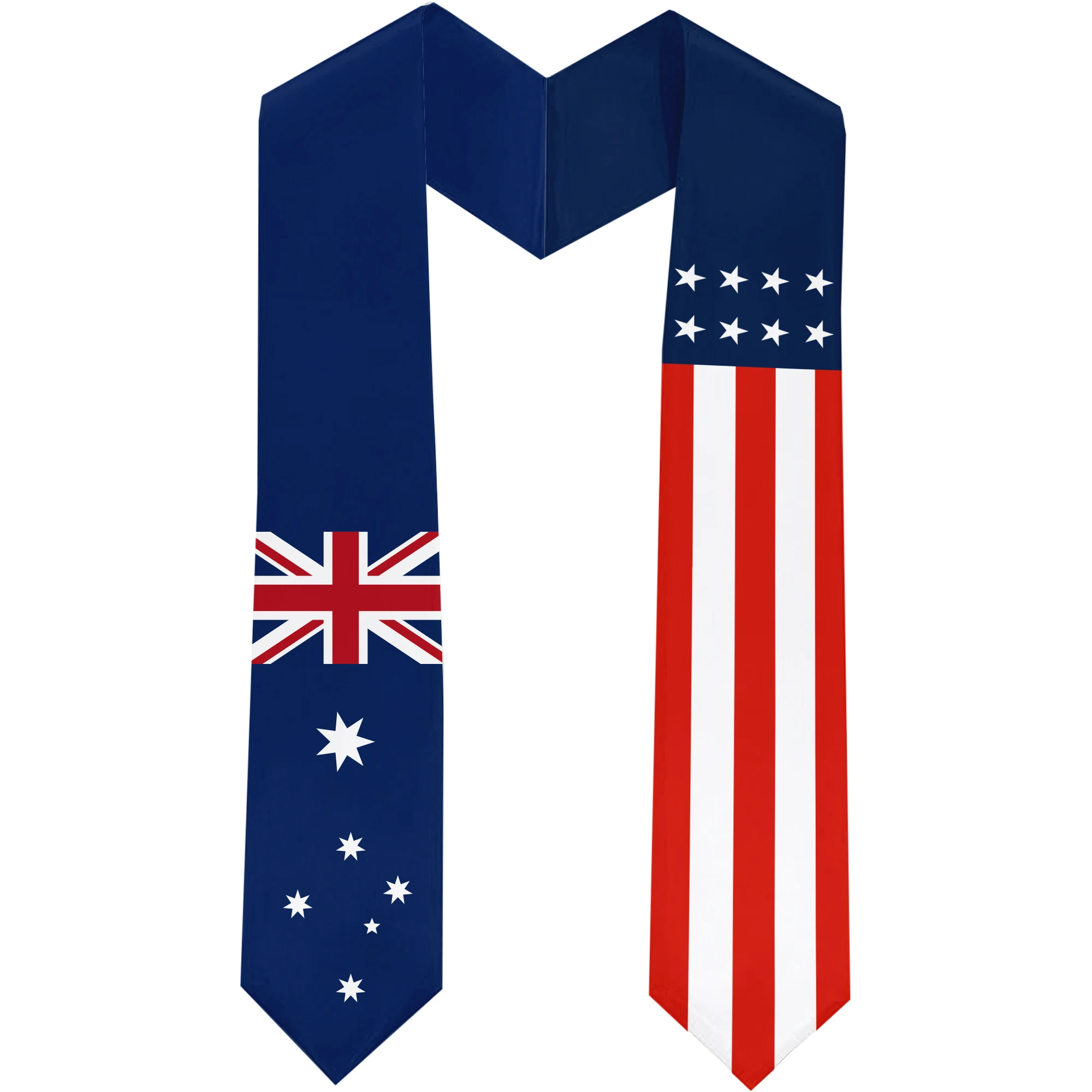 13x180cm USA And Australia Flag Graduation Sash Bachelor Gown Accessory Graduation Sash Scarf 
13x180cm USA And Australia Flag Graduation Sash Bachelor Gown Accessory Graduation Sash Scarf