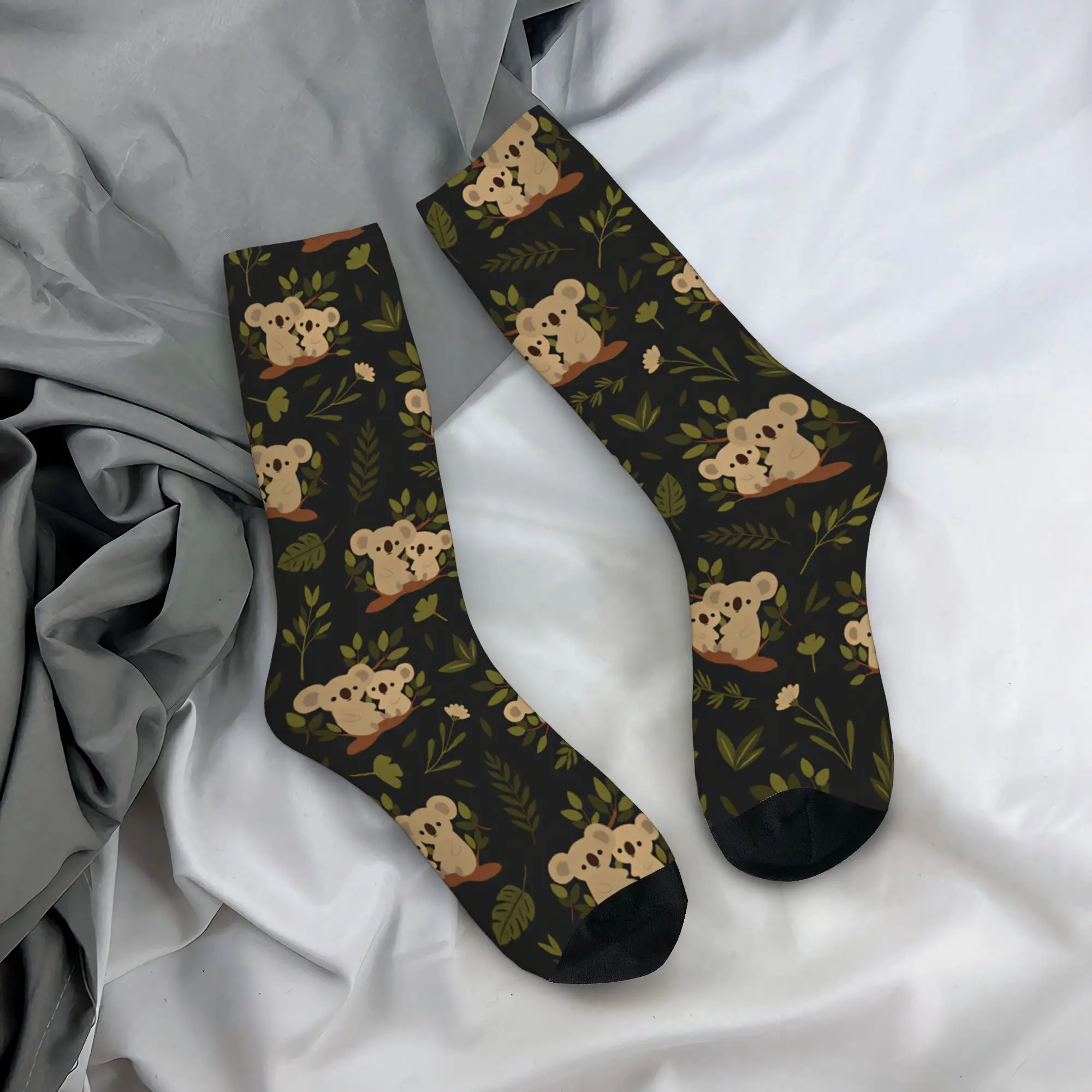 Parent Baby Koala With Leaves Socks Kawaii Stockings Unisex Men Quality Outdoor Socks Autumn Graphic Non Slip Socks
Parent Baby Koala With Leaves Socks Kawaii Stockings Unisex Men Quality Outdoor Socks Autumn Graphic Non Slip Socks