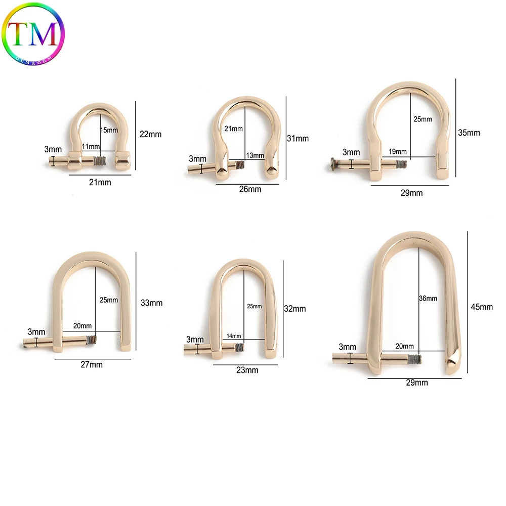 10pcs Metal Detachable Removable Open Screw D Ring Buckle Shackle Clasp For Leather Craft Bag Strap Belt Handle Shoulder Webbing
10pcs Metal Detachable Removable Open Screw D Ring Buckle Shackle Clasp For Leather Craft Bag Strap Belt Handle Shoulder Webbing