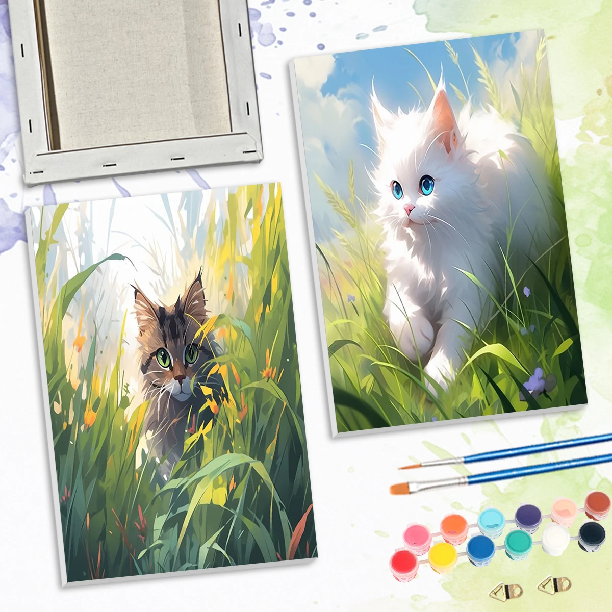 SDOYUNO Paint By Numbers For Beginner Cute cat in the grass Animals On Canvas Color Markers 20x30cm ready Frame Decorative Gifts
SDOYUNO Paint By Numbers For Beginner Cute cat in the grass Animals On Canvas Color Markers 20x30cm ready Frame Decorative Gifts