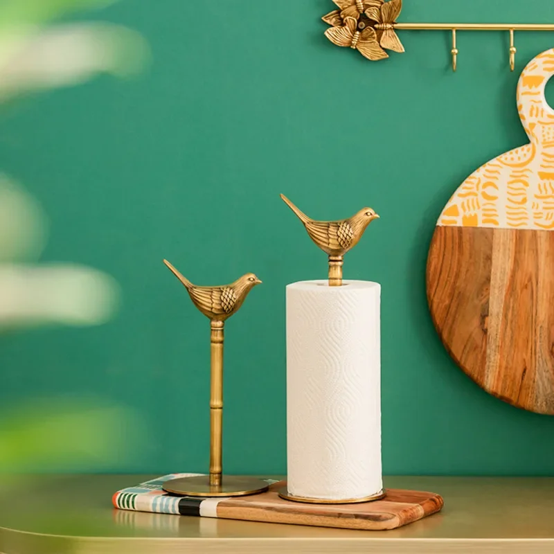 Nordic Light Luxury Kitchen Toilet Paper Holder Porch Brass Bird Napkin Holder Desktop Handicraft Ornaments For Bathroom
Nordic Light Luxury Kitchen Toilet Paper Holder Porch Brass Bird Napkin Holder Desktop Handicraft Ornaments For Bathroom
