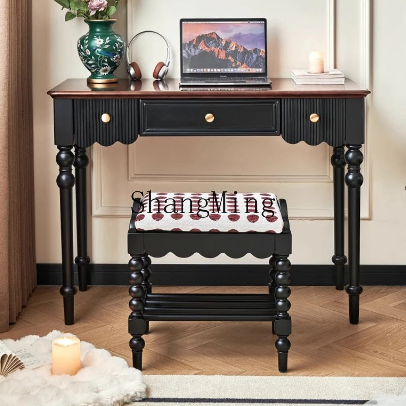 ZYY medieval style desk all log household bedroom with drawers dresser integrated study table
ZYY medieval style desk all log household bedroom with drawers dresser integrated study table