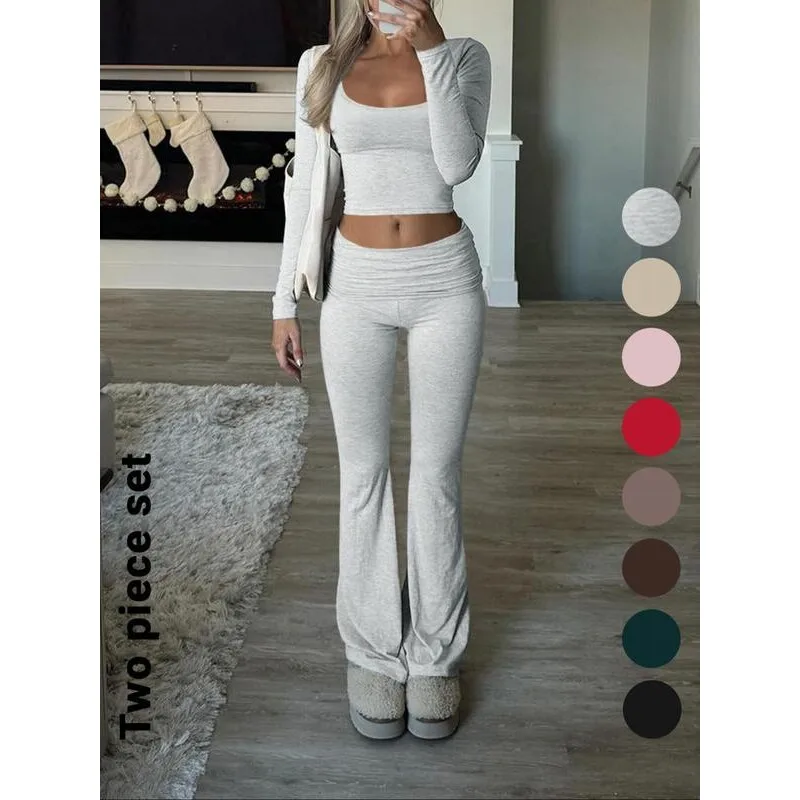 Knitted Yoga Two-Piece Set Women's Fashion Summer Outfit Breathable Comfortable Casual Look E43447 Cross-Border New Arrival
Knitted Yoga Two-Piece Set Women's Fashion Summer Outfit Breathable Comfortable Casual Look E43447 Cross-Border New Arrival