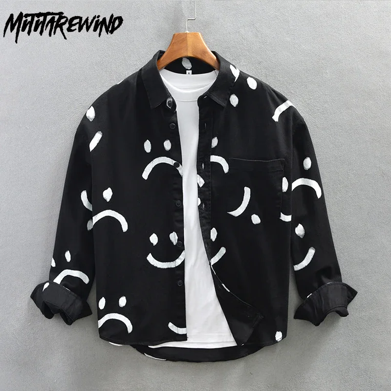 Japanese Retro Cargo Shirts Men Youth Streetwear Men Fashion Loose Top Casual Pure Cotton Long Sleeve Printed Shirt with Pocket
Japanese Retro Cargo Shirts Men Youth Streetwear Men Fashion Loose Top Casual Pure Cotton Long Sleeve Printed Shirt with Pocket