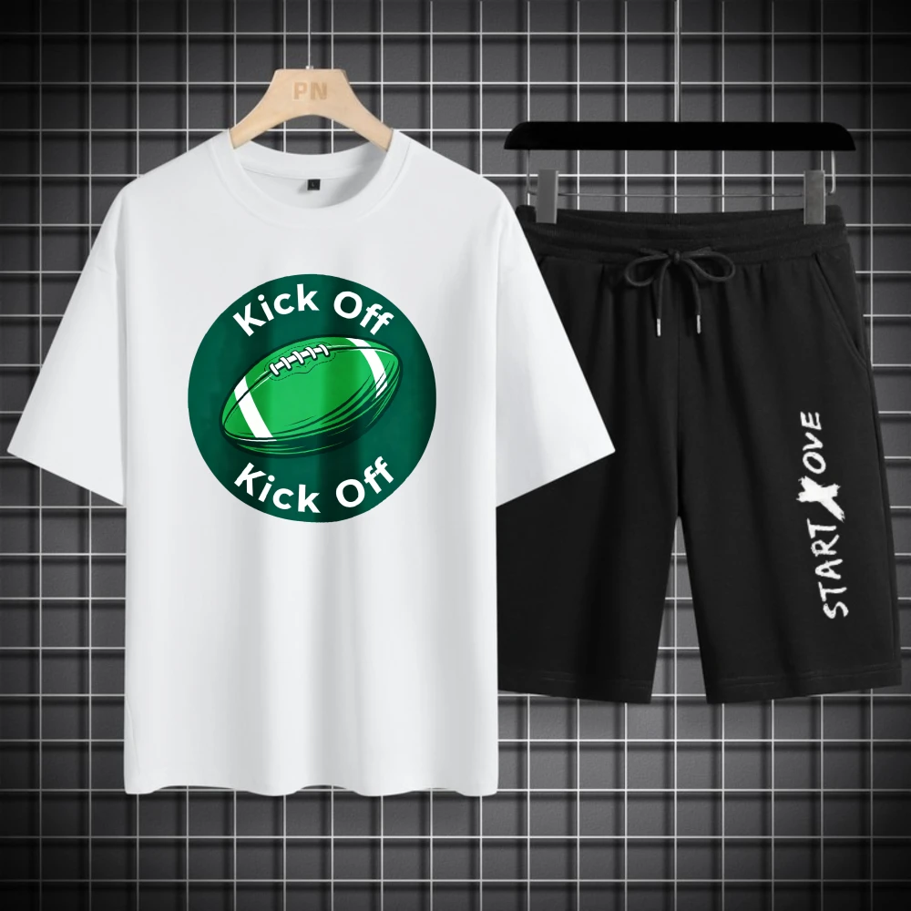 Мужские футболки, комплекты из полиэстера с коротким рукавом + шорты, мужская летняя одежда, спортивный костюм, модный дышащий комплект свитшотов, летний комплект
Мужские футболки, комплекты из полиэстера с коротким рукавом + шорты, мужская летняя одежда, спортивный костюм, модный дышащий комплект свитшотов, летний комплект